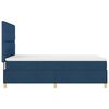 vidaXL Cama tipo Box Spring con colchón Azul 140 x 190 cm tela