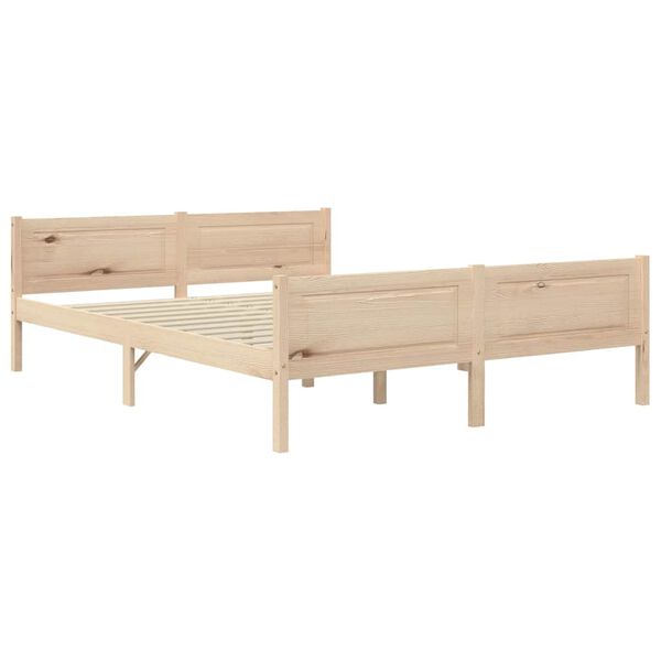 vidaXL Estructura de cama con 2 cajones madera maciza pino 160x200 cm