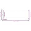 vidaXL Toldo lateral retr&aacute;ctil para patio crema 220x600 cm