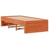 vidaXL Cama sin colch&oacute;n con cajones madera de pino marr&oacute;n 90x200 cm