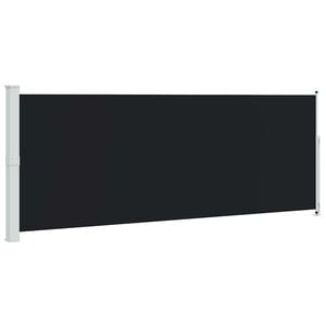 vidaXL Toldo lateral retr&aacute;ctil de jard&iacute;n negro 180x500 cm