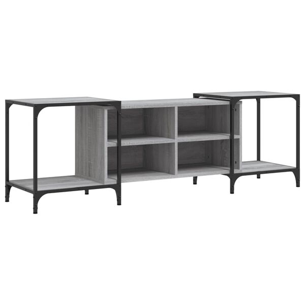 vidaXL Mueble de TV madera de ingenier&iacute;a gris Sonoma 153x37x50 cm