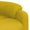 vidaXL Sill&oacute;n de masaje reclinable de terciopelo amarillo