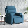 vidaXL Sillón reclinable eléctrico terciopelo azul