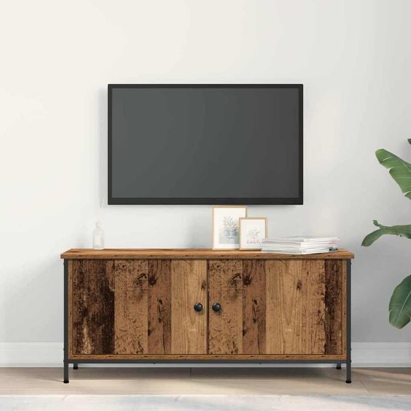 vidaXL Gabinete de TV Madera Vieja 100 x 35 x 45 cm