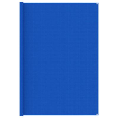 vidaXL Alfombra de tienda de campaña azul 250x450 cm