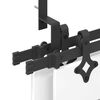 vidaXL Kit de herrajes para puertas correderas acero negro 427 cm
