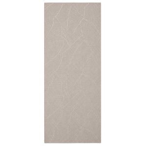 vidaXL Alfombra IZA Beige 80 x 200 cm 100% Poli&eacute;ster Pelo bajo