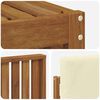 vidaXL Juegos de sof&aacute;s 6 pcs Natural y Crema Madera de Acacia S&oacute;lida