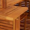 vidaXL Juego muebles de bar de jardín 5 piezas madera maciza de acacia
