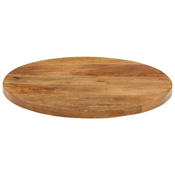 vidaXL Tablero de mesa redondo madera maciza de mango &Oslash; 60x2,5 cm