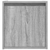 vidaXL Mesilla de noche de pared gris Sonoma 38x34x40 cm