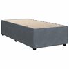 vidaXL Cama box spring con colch&oacute;n terciopelo gris oscuro 100x200 cm