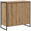vidaXL Armario auxiliar Roble artisan 79 x 36 x 75 cm