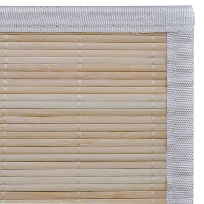 vidaXL Alfombras rectangulares de bambú natural 2 unidades 120x180 cm