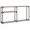 vidaXL Mesa consola madera de ingenier&iacute;a roble Sonoma 145x22,5x75 cm