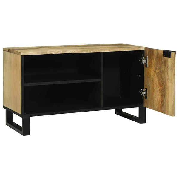 vidaXL Unidades de TV Marrón 80 x 33 x 46 cm Madera contrachapada