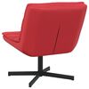 vidaXL Silla giratoria Rojo 63 x 75 x 76 cm PU