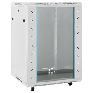 vidaXL Rack de servidores con patas giratorias 15U 19" IP20 60x45x86cm
