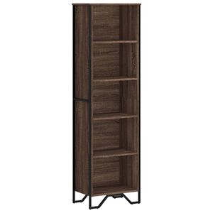 vidaXL Estanter&iacute;a madera de ingenier&iacute;a marr&oacute;n roble 50x31x169 cm