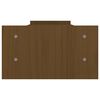 vidaXL Soporte de monitor madera maciza pino marrón miel 100x27x15 cm