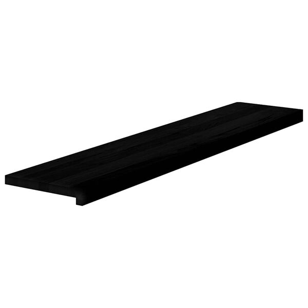 vidaXL Pelda&ntilde;os de escalera 4 uds madera maciza roble marr&oacute;n oscuro