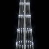 vidaXL &Aacute;rbol de Navidad LED con 290 LED Fr&iacute;o 70 x 70 x 250 cm Metal