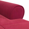 vidaXL Sillón reclinable Rojo vino 91 x 157 x 91 cm Terciopelo
