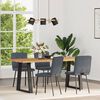 vidaXL Sillas de comedor 4 unidades terciopelo gris oscuro