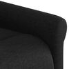 vidaXL Sill&oacute;n reclinable de masaje de tela negro