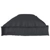 vidaXL Juego de Cojines para Palets 2 pcs Negro 150 x 40 x 8 cm