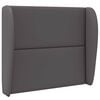 vidaXL Oreja de cabecero Gris Tenue 80 x 23 x 6 cm PVC