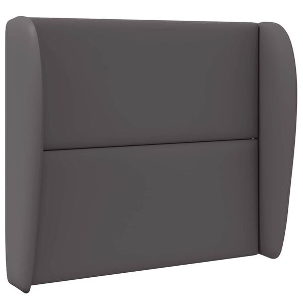 vidaXL Oreja de cabecero Gris Tenue 80 x 23 x 6 cm PVC
