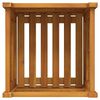 vidaXL Jardinera con forro madera maciza de acacia 42x42x40 cm