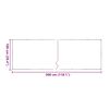 vidaXL Lona transparente con ojales PVC 1x3 m