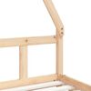vidaXL Estructura de cama para niños madera maciza de pino 90x200 cm