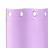 vidaXL Cortinas Opacas con Anillas 2 pcs Morado 225 x 140 cm Poliéster
