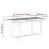 vidaXL Juego comedor de jard&iacute;n 7 pzas madera maciza acacia y textileno