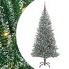 vidaXL &Aacute;rbol de Navidad Artificial Nevado con Luz LED Verde y 180 cm