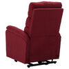 vidaXL Sill&oacute;n elevable tela rojo tinto