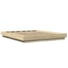 vidaXL Estructura de cama madera de ingenier&iacute;a roble Sonoma 160x200 cm