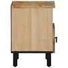 vidaXL Mesita de noche de madera maciza de mango 40x33x46 cm