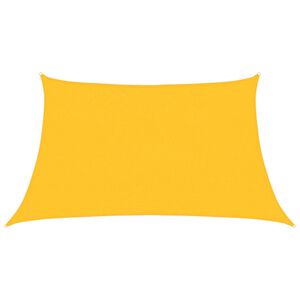 vidaXL Toldo de vela HDPE amarillo 160 g/m&sup2; 3/4x2 m