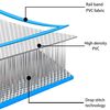 vidaXL Esterilla inflable de gimnasia con bomba PVC azul 500x100x15 cm