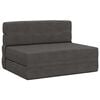 vidaXL Sof&aacute; Cama Plegable Gris oscuro 70 x 80 x 60 cm Tela