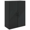 vidaXL Armario de pared Negro 66 x 34,5 x 90 cm Madera de ingenier&iacute;a