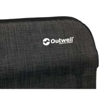 Outwell Silla plegable Melville negro y gris