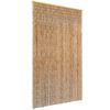 vidaXL Cortina de bamb&uacute; para puerta contra insectos 120x220 cm