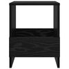 vidaXL Estante de revistas 2 pcs Roble Negro 35 x 30 x 45 cm