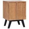 vidaXL Mesita de noche madera de teca maciza 40x35x55 cm